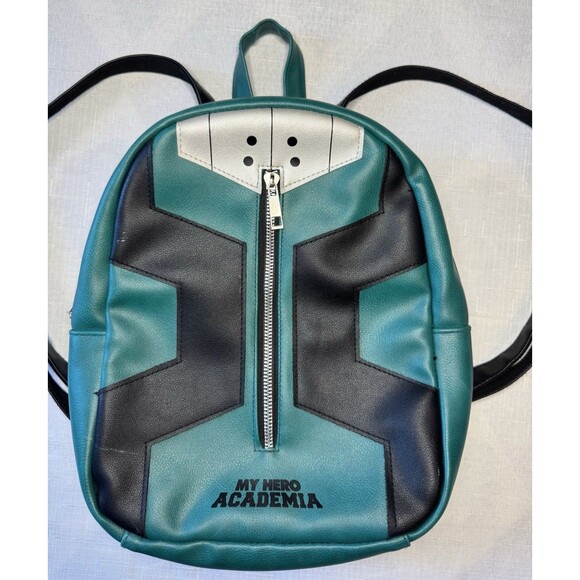 Bioworld Mini Backpack My Hero Academia Deku Suit Cosplay 12" x 10" EUC - Picture 3 of 11